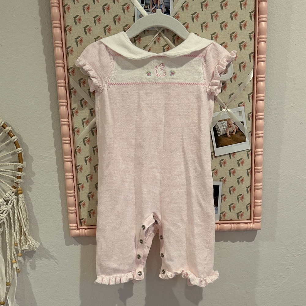 Janie and Jack Pink Baby Outfit